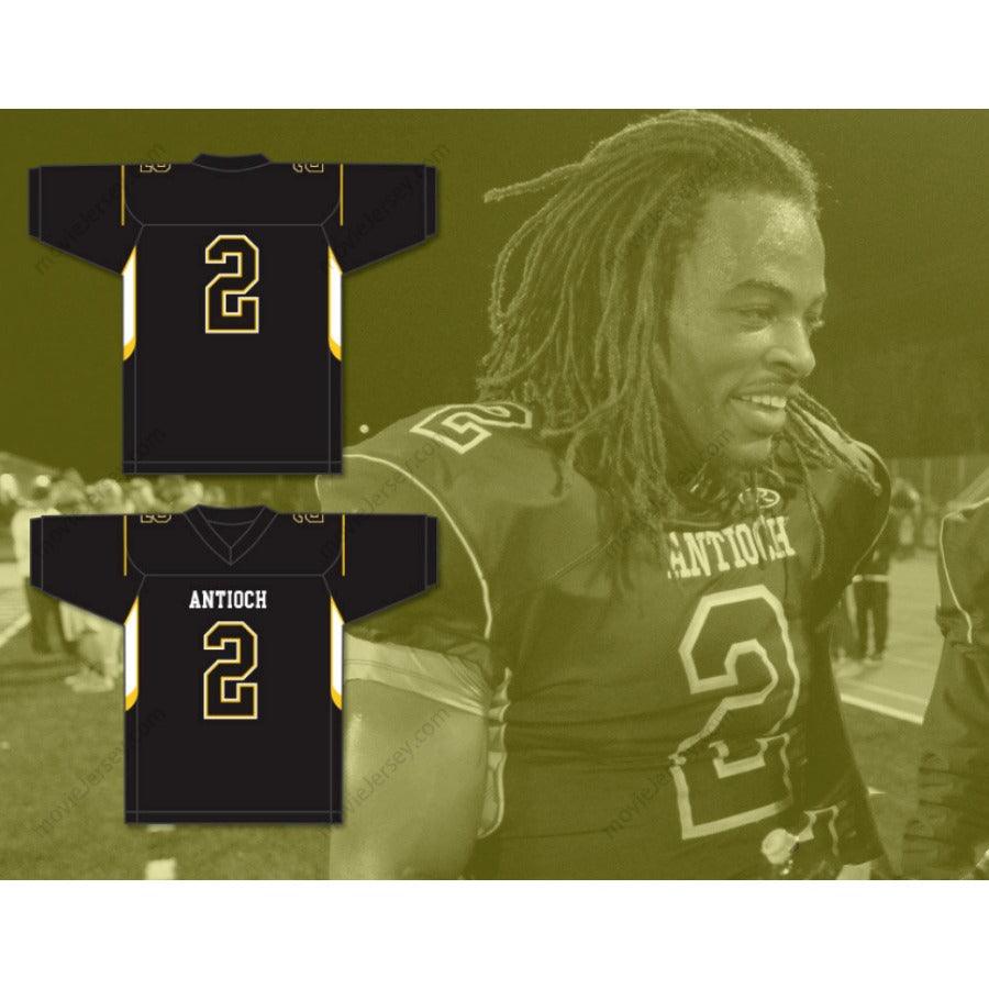 PERSONALIZA Cualquier Nombre Número NAJEE HARRIS 2 ANTIOCH HIGH SCHOOL PANTHERS Camiseta de Fútbol Cosida Tallas S-6XL