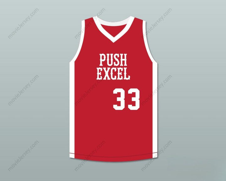 PERSONALIZA CUALQUIER Nombre Número UWE BLAB 33 EMPUJAR EXCEL PROFESIONAL BALONCESTO CLÁSICA CAMISETA BALONCESTO ROJA 1985 EVENTO BENÉFICO Costuras de Calidad S-6XL