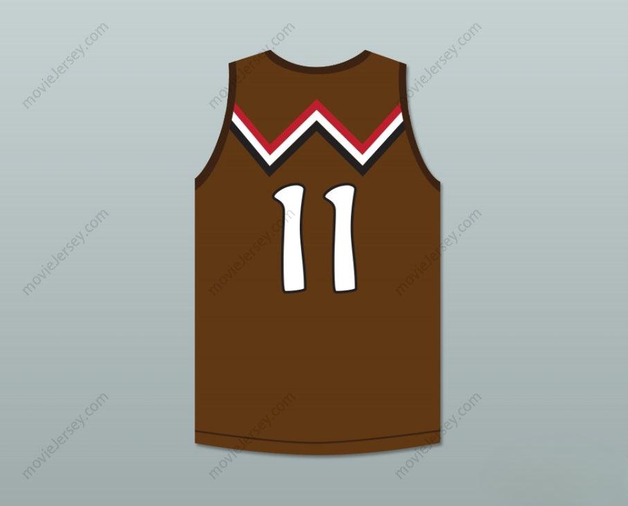 CAMISETA DE BALONCESTO PERSONALIZADA con Cualquier Nombre y Número JIMMY DOLAN 11 WINABI THE AIR UP THERE con Costuras Decorativas Tallas S-6XL