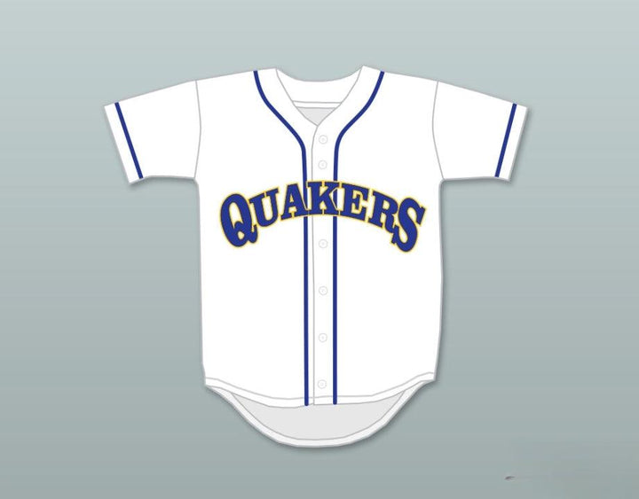 Camiseta de béisbol personalizada con cualquier nombre y número ADAM GOLDBERG 10 WILLIAM PENN ACADEMY QUAKERS, blanca, con costuras, tallas S-6XL