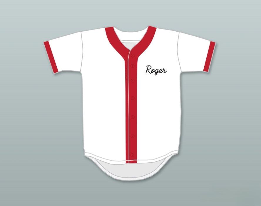 Camiseta de béisbol con el nombre y número personalizados de ROGER CLEMENS 21 del equipo de sóftbol de la CENTRAL NUCLEAR DE SPRINGFIELD, con costuras superiores, tallas S-6XL