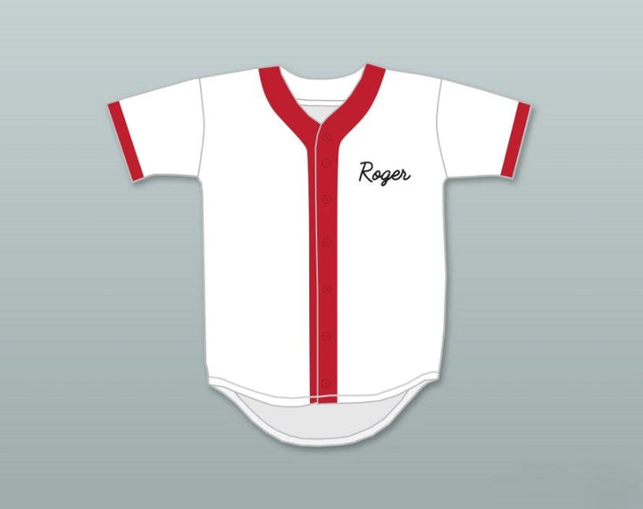Camiseta de béisbol con el nombre y número personalizados de ROGER CLEMENS 21 del equipo de sóftbol de la CENTRAL NUCLEAR DE SPRINGFIELD, con costuras superiores, tallas S-6XL