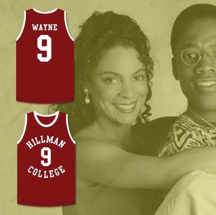 PERSONALIZA CUALQUIER Nombre Número KADEEM HARDISON DWAYNE WAYNE 9 HILLMAN COLLEGE JERSEY DE BALONCESTO GRANATE UN MUNDO DIFERENTE Costuras Superiores S-6XL