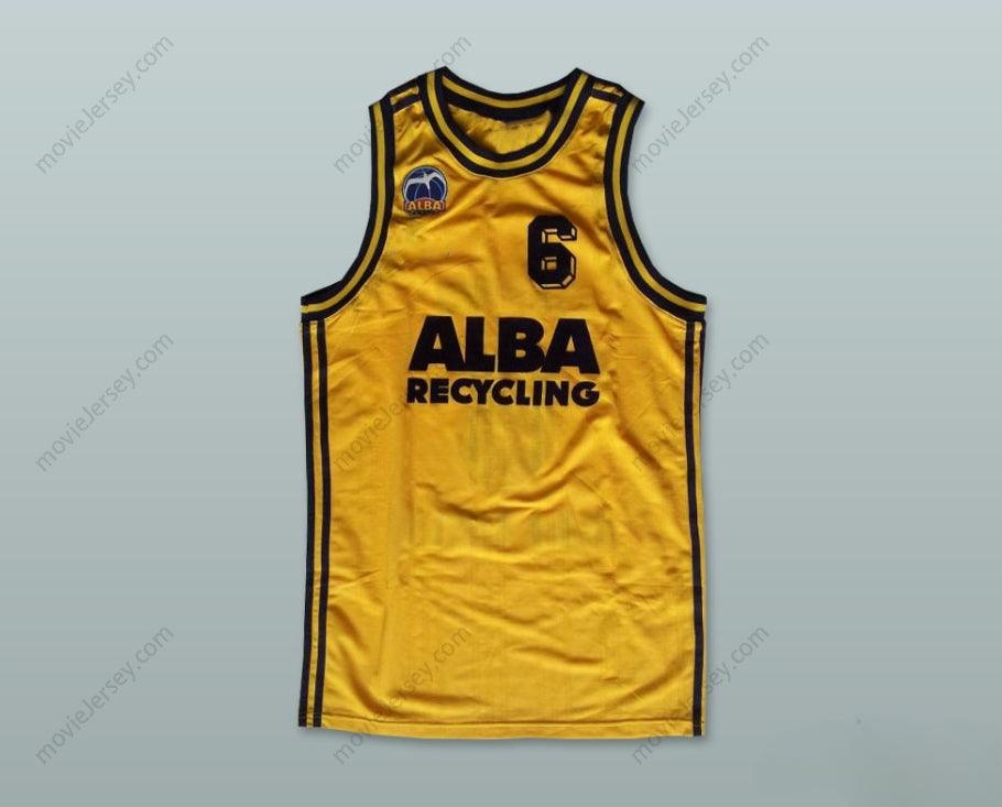 PERSONALIZAR Cualquier Nombre Número KIWANE GARRIS 6 ALBA BERLIN CAMISETA BALONCESTO Cosido S-6XL