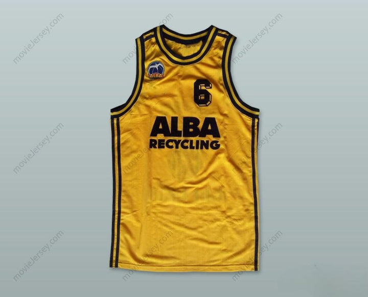 PERSONALIZAR Cualquier Nombre Número KIWANE GARRIS 6 ALBA BERLIN CAMISETA BALONCESTO Cosido S-6XL