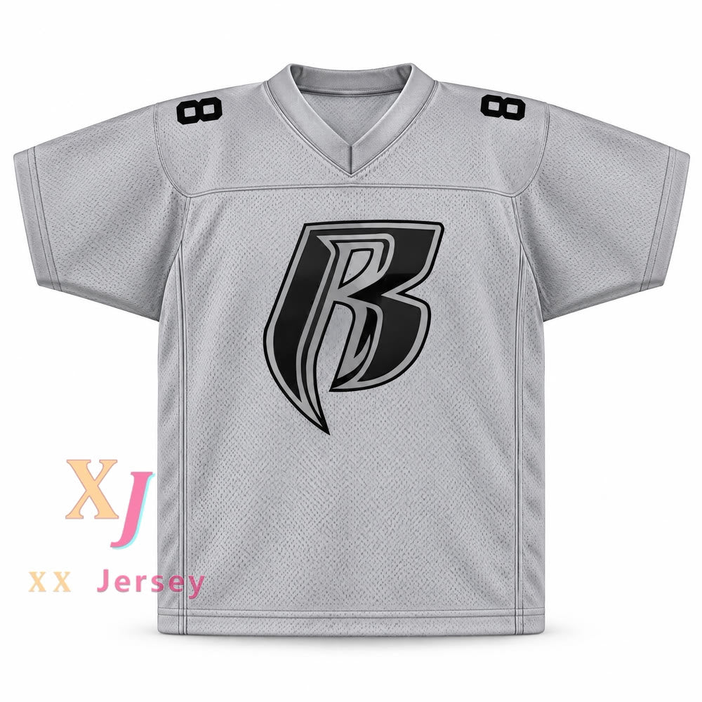 PERSONALIZADO CUALQUIER Nombre Número ESTILOS P ROUGH RYDERS 88 Plata Camiseta de fútbol cosida Tallas S-6XL