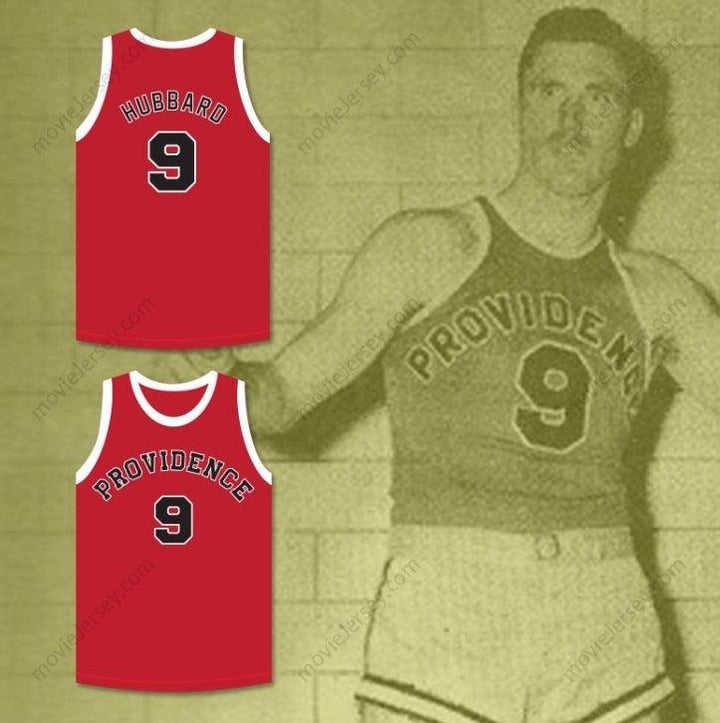 CUSTOM ANY Name Number BOB HUBBARD 9 PROVIDENCE STEAMROLLERS RED BASKETBALL JERSEY 2 Top Stitched S-6XL