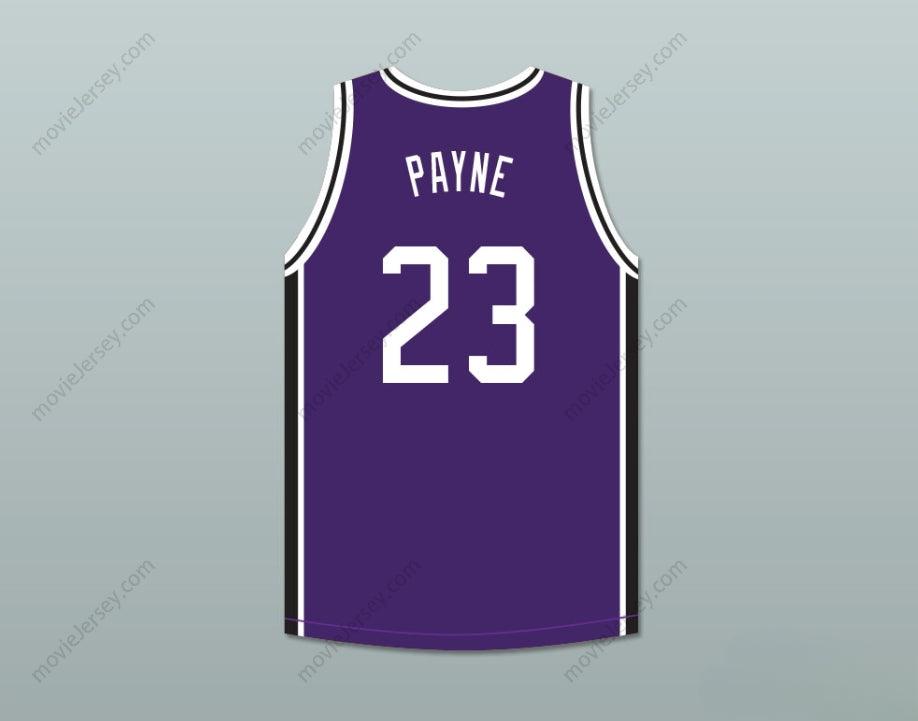 PERSONALIZAR Cualquier Nombre Número MARTIN PAYNE 23 MORRIS BROWN COLLEGE CAMISETA DE BALONCESTO MORADA CON PARCHE MARTIN Cosido Tallas S-6XL