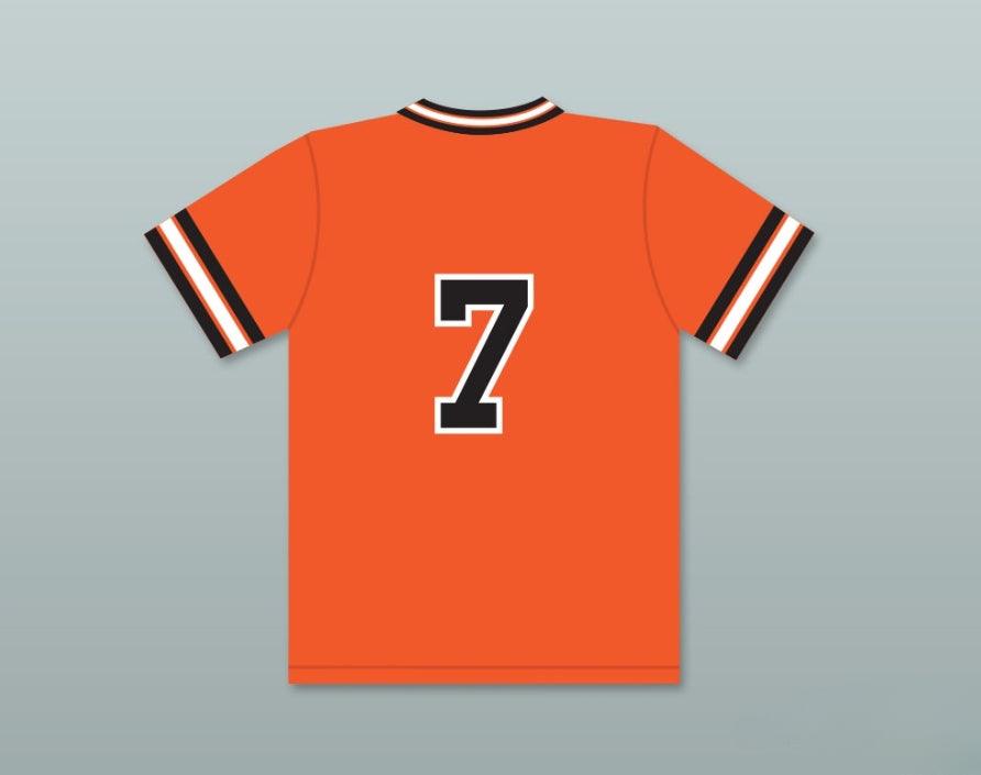 Camiseta de béisbol DRAGONES SAMUEL 'ROCKY' DOUGLAS 7 NOMBRES Y NÚMEROS PERSONALIZABLES 3 NINJAS KICK BACK, Talla S-6XL, Cosida