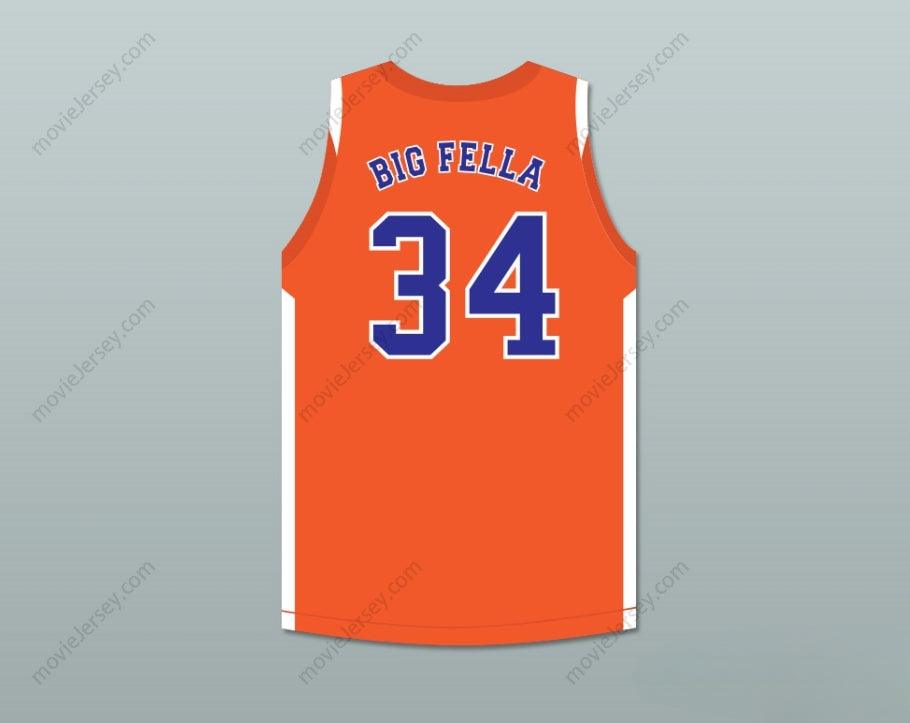 CUSTOM ANY Name Number BIG FELLA 34 HARLEM MONEY BASKETBALL JERSEY UNCLE DREW Top Stitched S-6XL