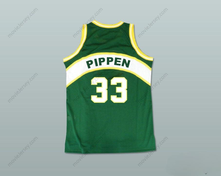 CUSTOM ANY Name Number SCOTTIE PIPPEN 33 1987 DRAFT TEAM BASKETBALL JERSEY Top Stitched S-6XL