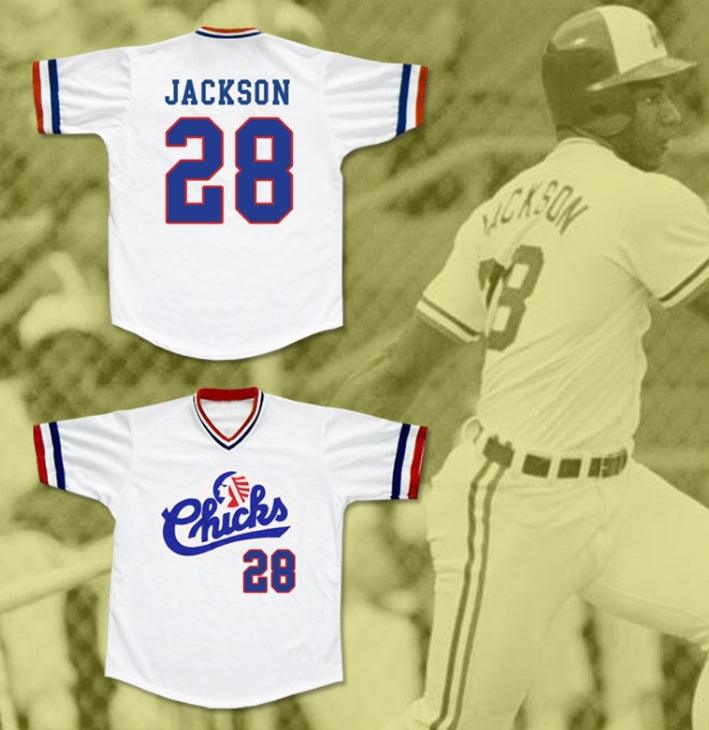 Camiseta de béisbol BO JACKSON 28, cualquier nombre y número, cosida, nueva, con puntada superior, tallas S-6XL