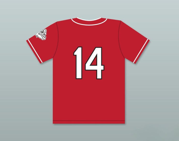 Personalizado Cualquier Nombre Número ENTRENADOR EMMA 14 BULLDOGS CAMISETA DE BÉISBOL HOME RUN con Costuras Superiores S-6XL