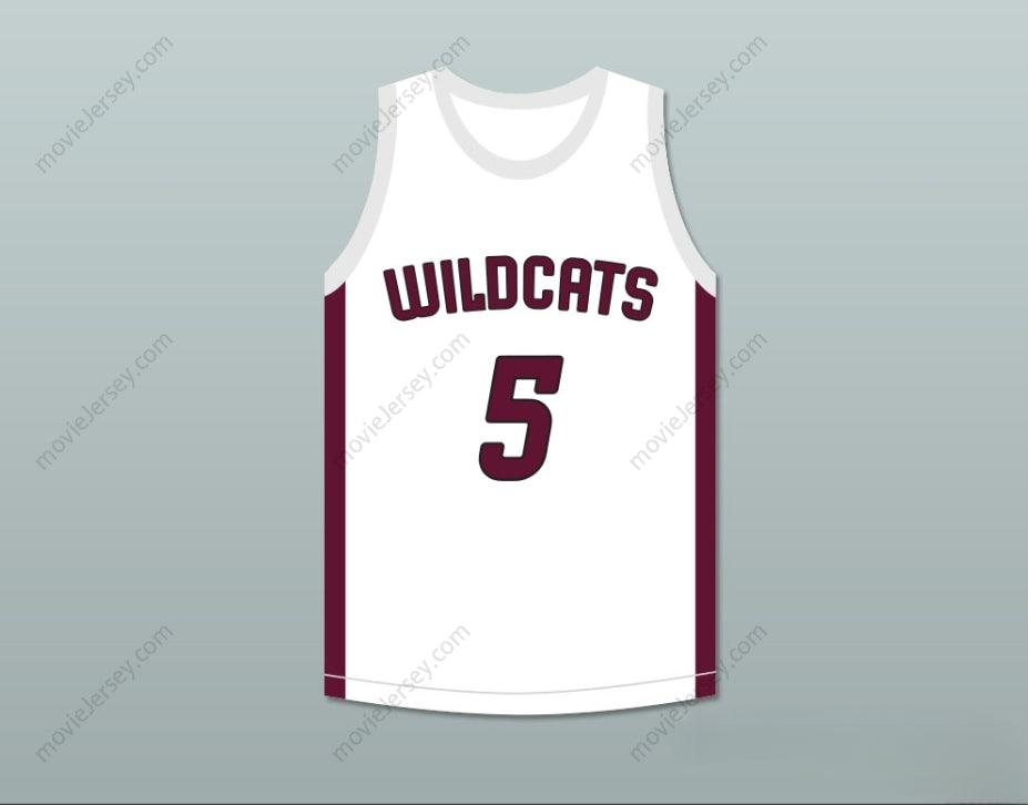 CUSTOM ANY Name Number PATRICK MAHOMES 5 WHITEHOUSE HIGH SCHOOL WILDCATS WHITE BASKETBALL JERSEY 2 Top Stitched S-6XL