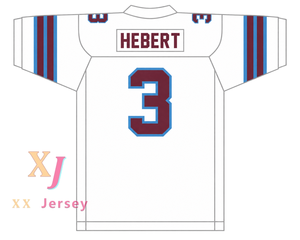 Custom Bobby Hebert 3 Michigan Panthers 1983-84 USFL Football Jersey