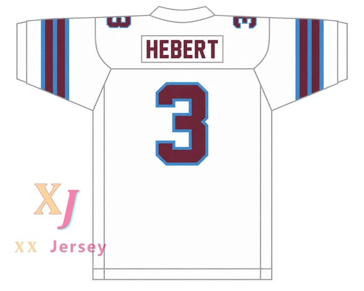 Custom Bobby Hebert 3 Michigan Panthers 1983-84 USFL Football Jersey