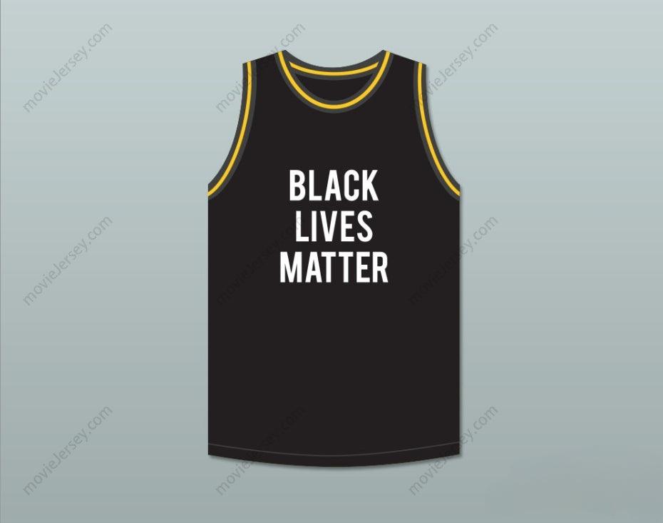 CUSTOM ANY Name Number GEORGE FLOYD 46 BLACK LIVES MATTER BASKETBALL JERSEY Top Stitched S-6XL