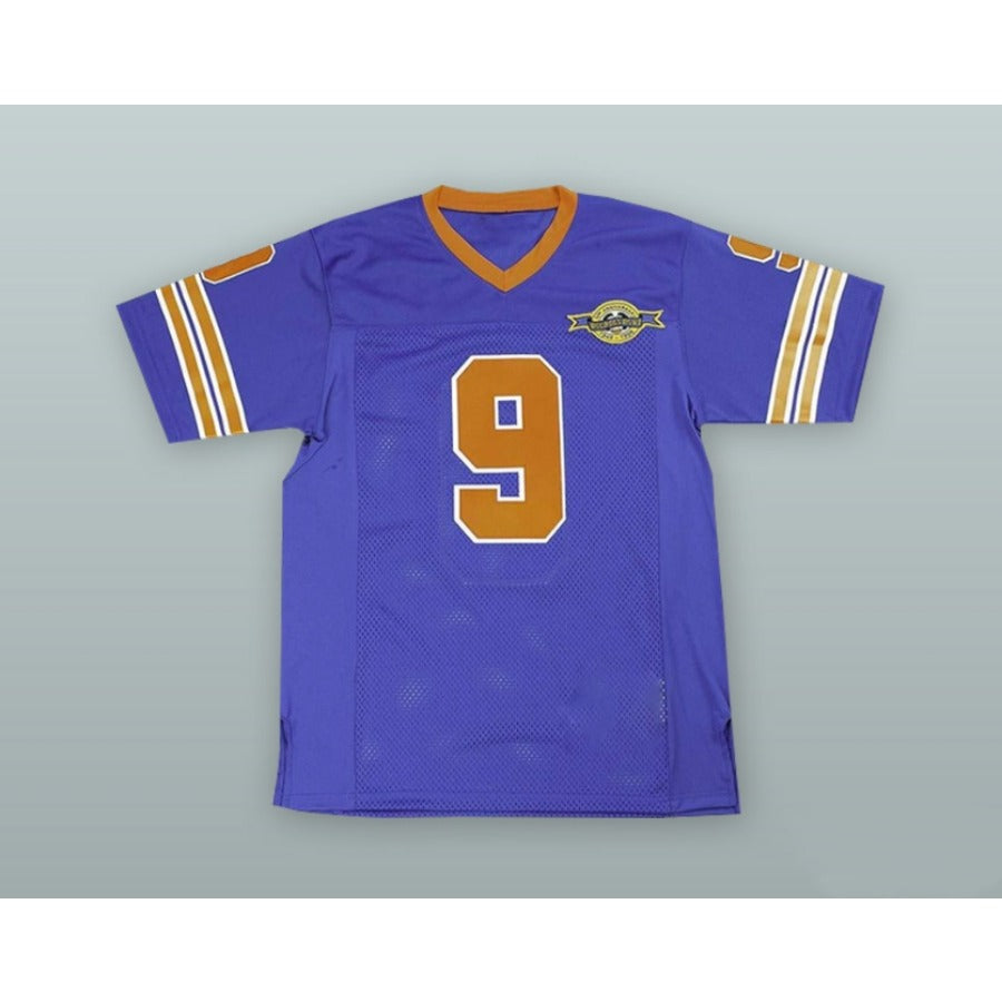 CUSTOM ANY Name Number BOBBY BOUCHER 9 MUD DOGS FOOTBALL JERSEY WITH BOURBON BOWL PATCH Top Stitched S-6XL