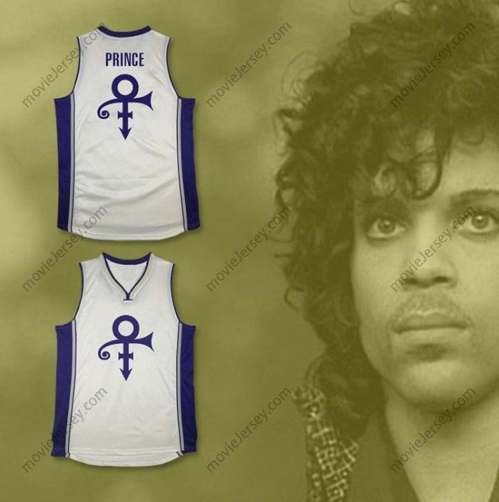 PERSONALIZAR Cualquier Nombre Número CAMISETA DE BALONCESTO BLANCA DE PRÍNCIPE Cosida Tallas S-6XL