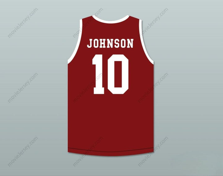CUSTOM ANY Name Number DARRYL M. BELL RONALD 'RON' JOHNSON 10 HILLMAN COLLEGE MAROON BASKETBALL JERSEY A DIFFERENT WORLD Top Stitched S-6XL