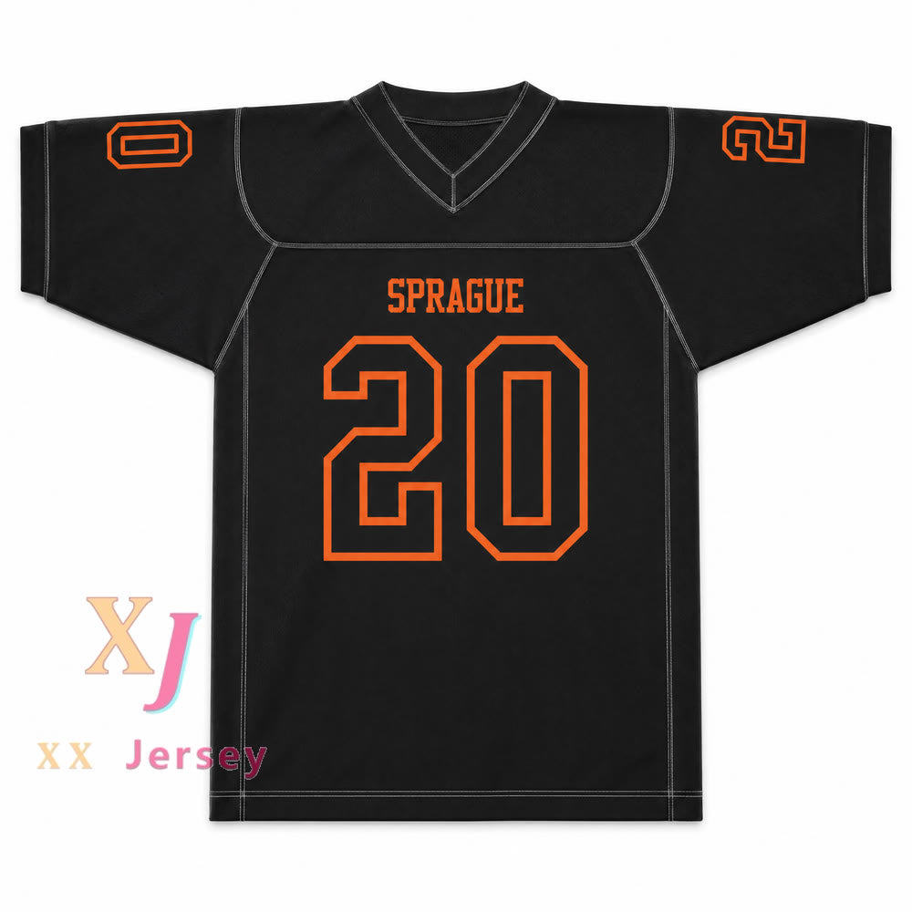 PERSONALIZADO Cualquier Nombre Número TEAGAN QUITORIANO 20 SPRAGUE HIGH SCHOOL OLYMPIANS Camiseta de Fútbol Cosida S-6XL
