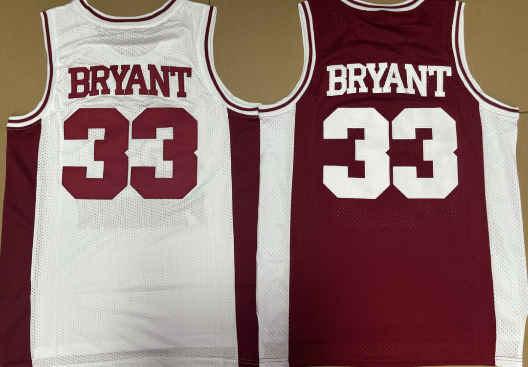 Bryant Lower Merion #33 High School Men's Basketball Jersey Top Stitched S-XXXL