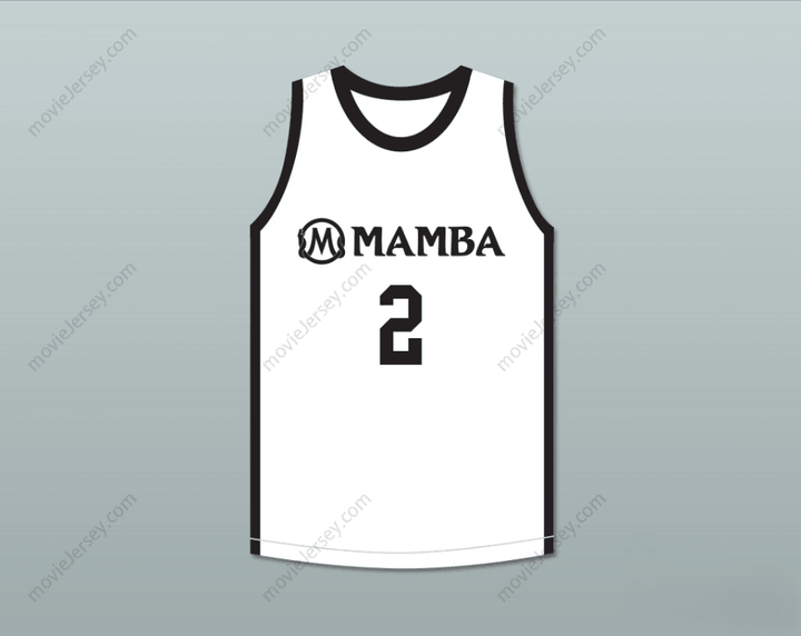 CUSTOM ANY Name Number GIANNA 2 MAMBA BALLERS WHITE BASKETBALL JERSEY Top Stitched S-6XL