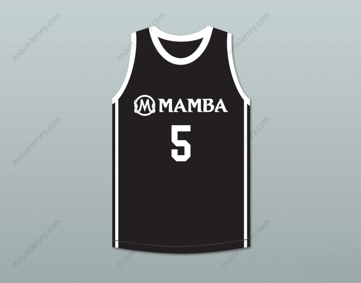 CUSTOM ANY Name Number ALYSSA ALTOBELLI 5 MAMBA BALLERS BLACK BASKETBALL JERSEY VERSION 2 Top Stitched S-6XL