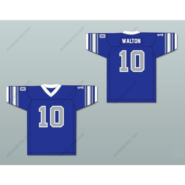 PERSONALIZADA CUALQUIER Nombre Número 1975 WFL JOHNNIE WALTON 10 SAN ANTONIO WINGS ROAD Camiseta de Fútbol Americana Cosida S-6XL