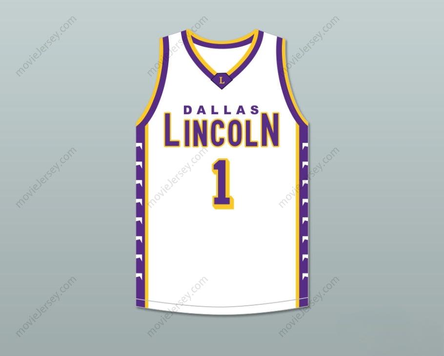 CUSTOM ANY Name Number CHRIS BOSH 1 LINCOLN HIGH SCHOOL  TIGERS WHITE BASKETBALL JERSEY 1 Top Stitched S-6XL