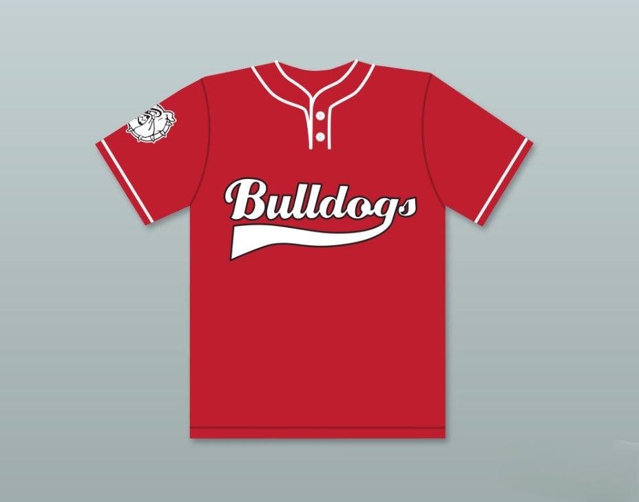 Custom Any Name Number PLAYER 10 BULLDOGS BASEBALL JERSEY HOME RUN Top Stitched S-6XL