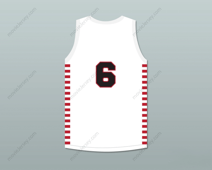 CUSTOM ANY Name Number HANK BEENDERS 6 PROVIDENCE STEAMROLLERS WHITE BASKETBALL JERSEY 1 Top Stitched S-6XL