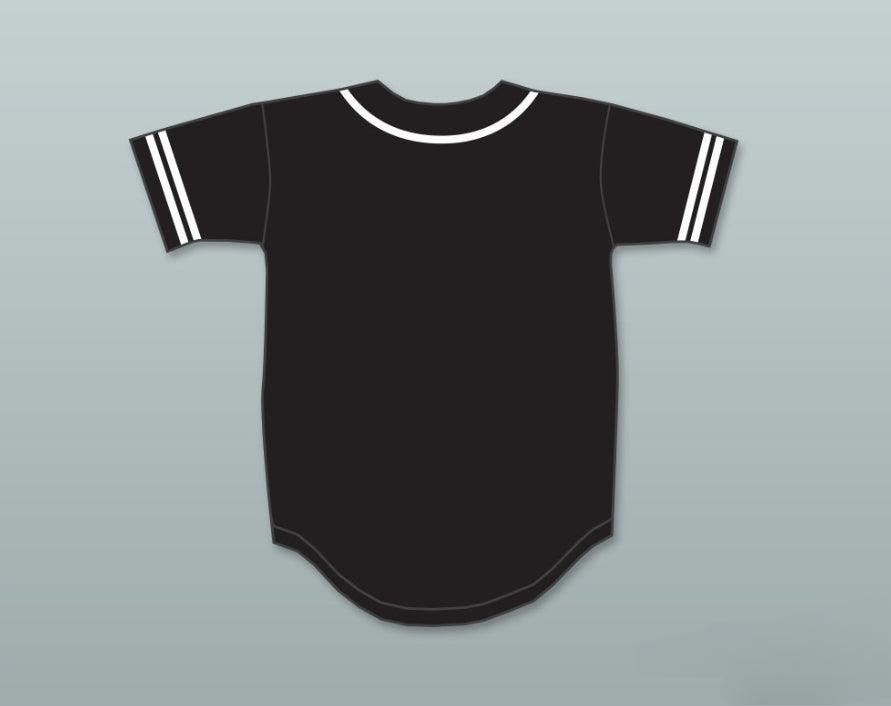 Camiseta de béisbol negra MALCOLM X personalizada con nombre y número, tallas S-6XL, cosida
