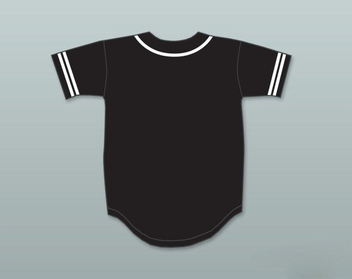 Camiseta de béisbol negra MALCOLM X personalizada con nombre y número, tallas S-6XL, cosida