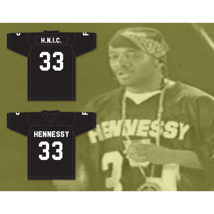 PERSONALIZADO CUALQUIER Nombre Número PRODIGY H.N.I.C. 33 HENNESSY BLACK Camiseta de Fútbol Cosida S-6XL