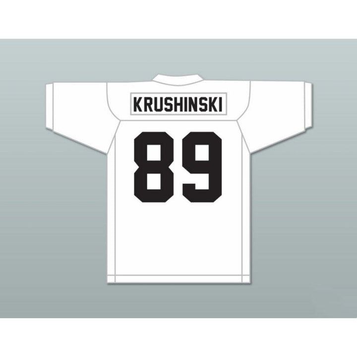 PERSONALIZA CUALQUIER Nombre Número WOODY HARRELSON KRUSHINSKI 89 CENTRAL HIGH SCHOOL WILDCATS Visitante Camiseta de Fútbol con Bordado Superior Tallas S-6XL