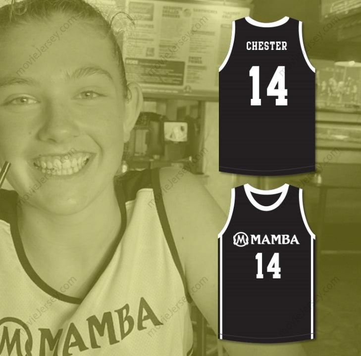 PERSONALIZA CUALQUIER Nombre Número PAYTON CHESTER 14 MAMBA BALLERS NEGRA CAMISETA DE BALONCESTO VERSIÓN 2 Costura superior S-6XL