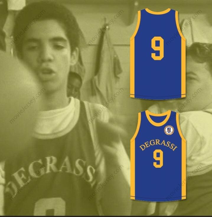 PERSONALIZA CUALQUIER Nombre Número DRAKE JIMMY BROOKS 9 CAMISETA DE BALONCESTO DEGRADADO DE LA ESCUELA COMUNITARIA PANTHERS LOCAL CON PARCHE Costuras Superiores S-6XL