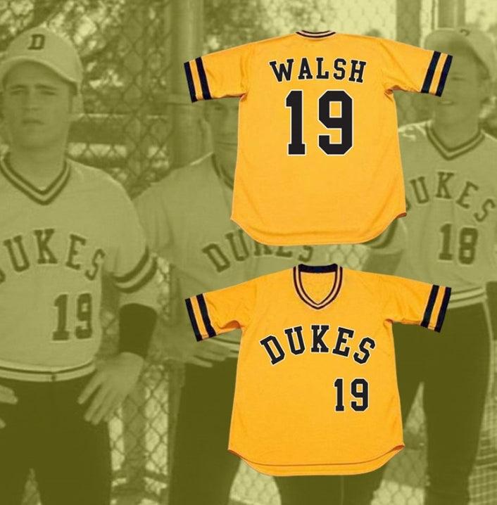 Camiseta de béisbol JASON PRIESTLEY BRANDON WALSH DUKES 19 con cualquier nombre y número, cosida, nueva, con puntada superior, tallas S-6XL