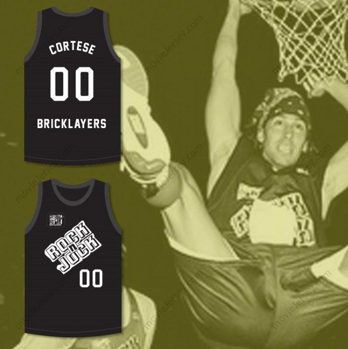 CAMISETA DE BALONCESTO PARA ALBAÑILES DAN CORTESE 00 CON CUALQUIER NOMBRE Y NÚMERO PERSONALIZADO - TERCERA EDICIÓN ANUAL DEL ROCK N' JOCK B-BALL JAM 1993 - Costuras Reforzadas S-6XL
