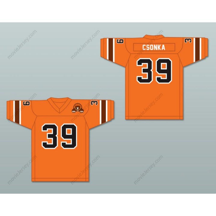 PERSONALIZADO CUALQUIER Nombre Número 1974-75 WFL LARRY CSONKA 39 MEMPHIS GRIZZLIES ROAD Camiseta de fútbol Cosido S-6XL