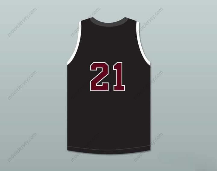 PERSONALIZA CUALQUIER Nombre Número JUGADOR 21 A&M CONSOLIDATED HIGH SCHOOL TIGERS CAMISETA DE BALONCESTO NEGRA Parte Superior Cosida S-6XL