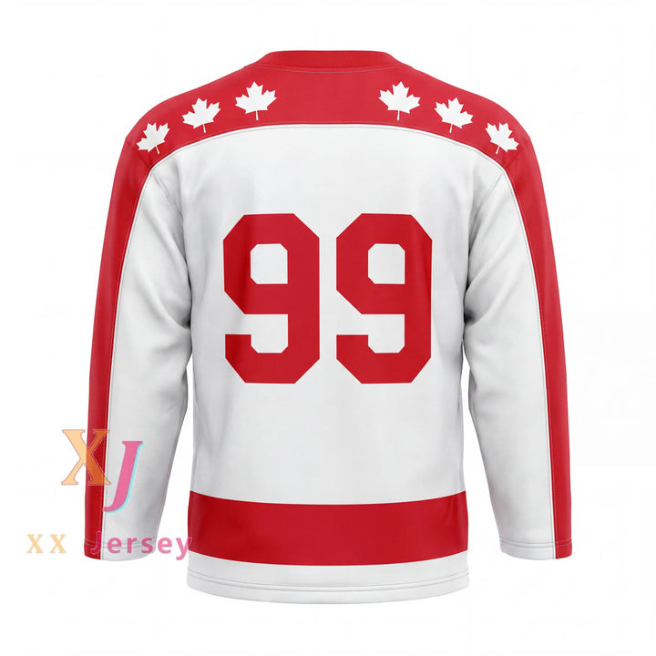 Custom Any Name Number Wayne Gretzky 99 Seneca Nationals Hockey Jersey Metro Junior B Hockey League Top Stitched S-6XL