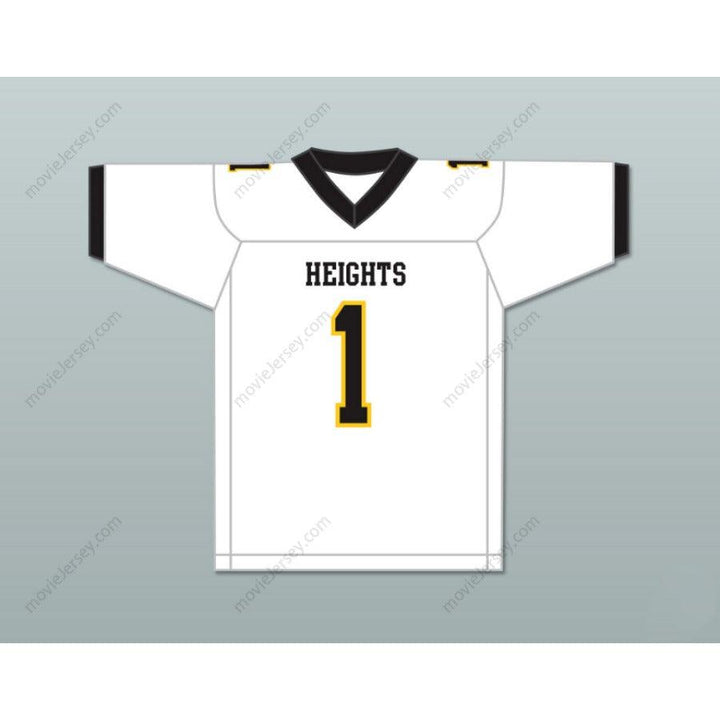 PERSONALIZA CUALQUIER Nombre Número TRAVIS KELCE 1 CAMISETA Fútbol Americano CLEVELAND HEIGHTS HIGH SCHOOL TIGERS con costuras Tallas S-6XL