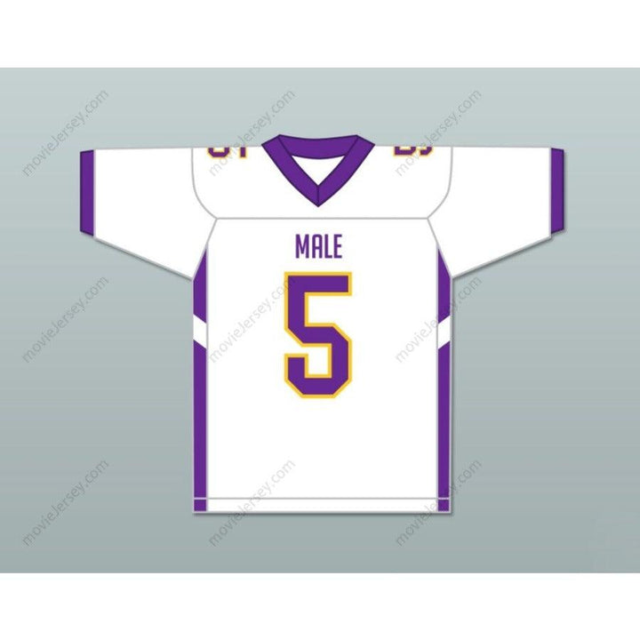 PERSONALIZA Cualquier Nombre Número NATE HOBBS 5 Camiseta de Fútbol Masculina de Secundaria BULLDOGS Cosida Tallas S-6XL