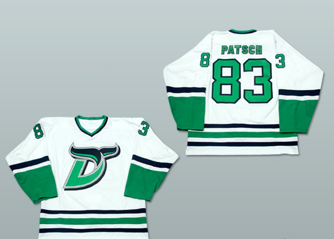 Custom Any Name Number Whalers Ryan Patsch Hockey Jersey Top Stitched S-6XL