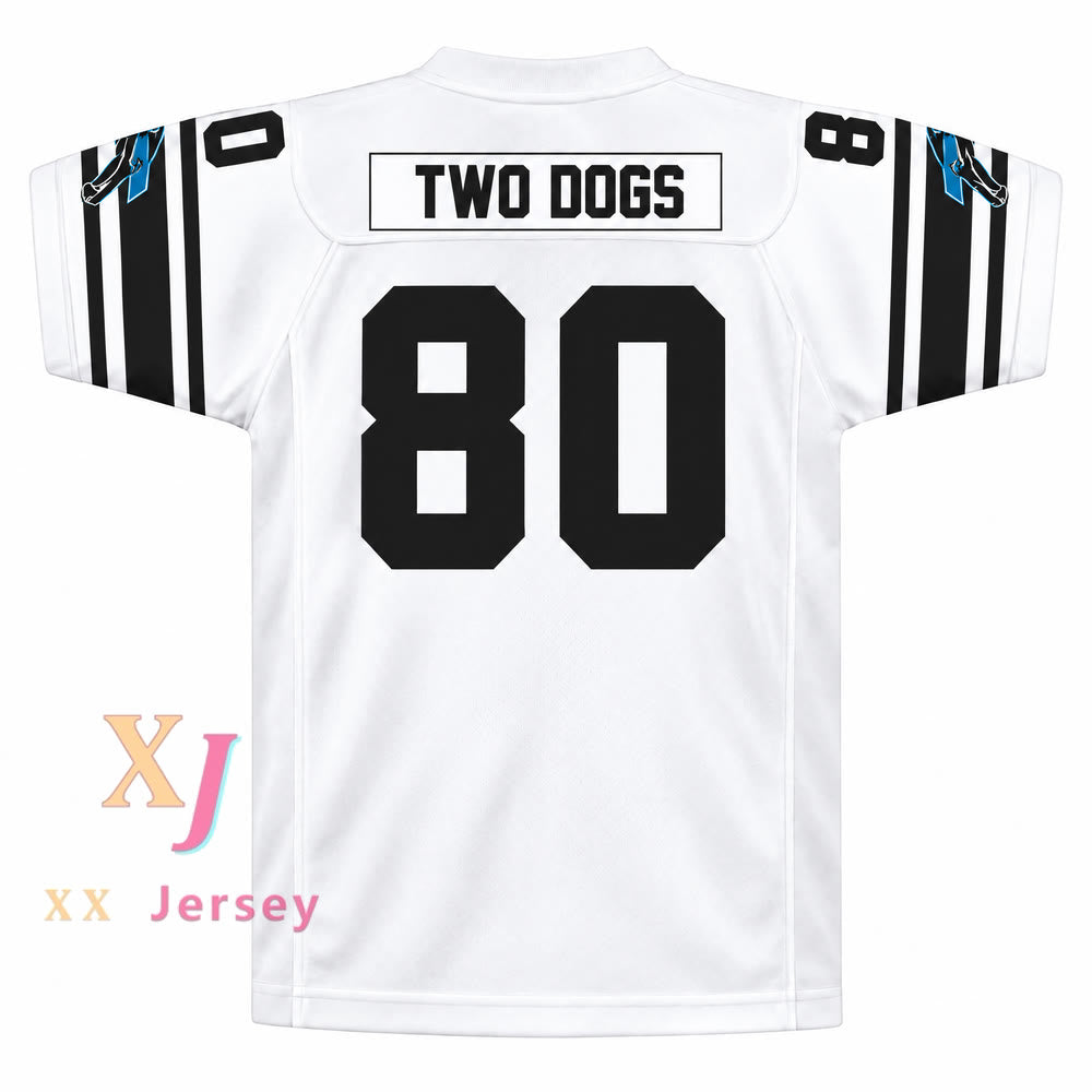 Custom Tracy Two Dogs 80 Blue Springs Bison High School Football Jersey