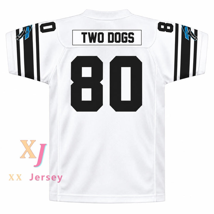 Custom Tracy Two Dogs 80 Blue Springs Bison High School Football Jersey