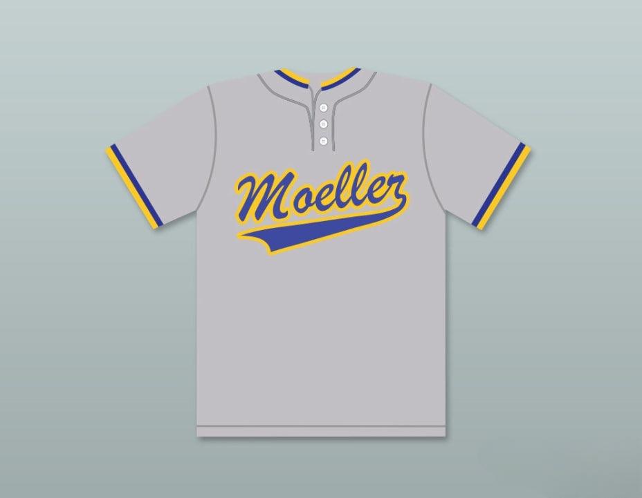 Camiseta de béisbol gris de los Crusaders de la escuela secundaria Archbishop, con el número 24 de Ken Griffey Jr. y cualquier nombre, cosida, tallas S-6XL