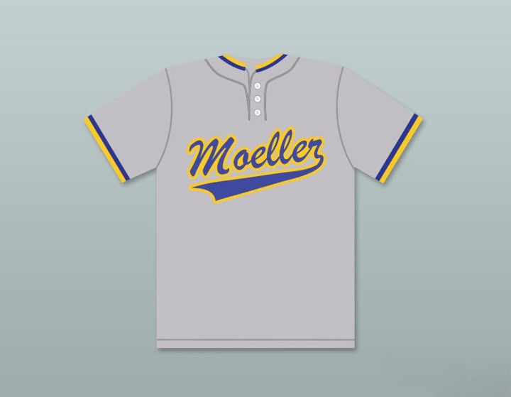 Camiseta de béisbol gris de los Crusaders de la escuela secundaria Archbishop, con el número 24 de Ken Griffey Jr. y cualquier nombre, cosida, tallas S-6XL